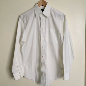 Damon Me's Shirt 14 1/2 (32-33) Off White